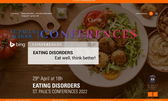 St. Paul’s Conference aborda Distúrbios Alimentares em contexto escolar